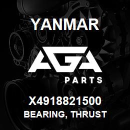 X4918821500 Yanmar BEARING, THRUST | AGA Parts