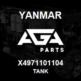 X4971101104 Yanmar TANK | AGA Parts