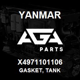 X4971101106 Yanmar GASKET, TANK | AGA Parts