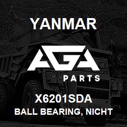 X6201SDA Yanmar ball bearing, nicht lieferbar | AGA Parts