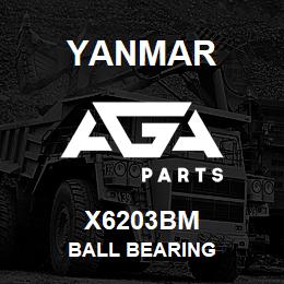 X6203BM Yanmar BALL BEARING | AGA Parts