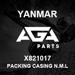X821017 Yanmar packing casing n.m.l. | AGA Parts