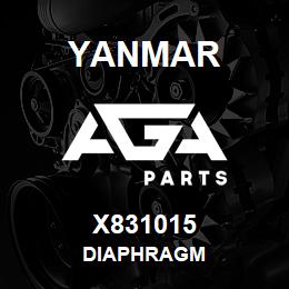 X831015 Yanmar DIAPHRAGM | AGA Parts