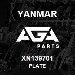 XN139701 Yanmar plate | AGA Parts