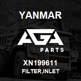 XN199611 Yanmar FILTER,INLET | AGA Parts