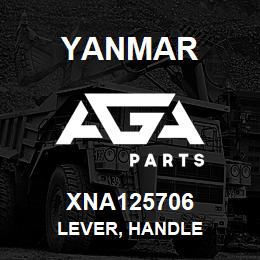 XNA125706 Yanmar LEVER, HANDLE | AGA Parts
