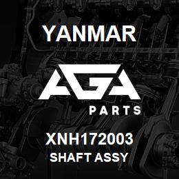 XNH172003 Yanmar SHAFT ASSY | AGA Parts