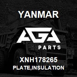 XNH178265 Yanmar PLATE,INSULATION | AGA Parts