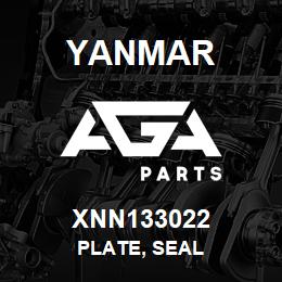 XNN133022 Yanmar PLATE, SEAL | AGA Parts