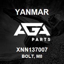 XNN137007 Yanmar BOLT, M8 | AGA Parts