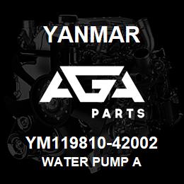 YM119810-42002 Yanmar WATER PUMP A | AGA Parts