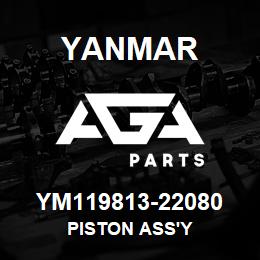 YM119813-22080 Yanmar PISTON ASS'Y | AGA Parts