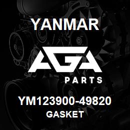 YM123900-49820 Yanmar GASKET | AGA Parts