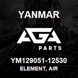 YM129051-12530 Yanmar ELEMENT, AIR | AGA Parts