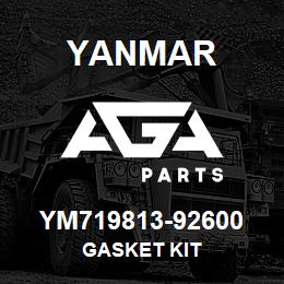 YM719813-92600 Yanmar GASKET KIT | AGA Parts