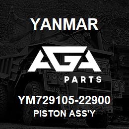 YM729105-22900 Yanmar PISTON ASS'Y | AGA Parts