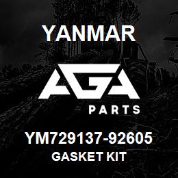 YM729137-92605 Yanmar GASKET KIT | AGA Parts