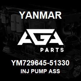 YM729645-51330 Yanmar INJ PUMP ASS | AGA Parts