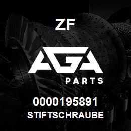 0000195891 ZF STIFTSCHRAUBE | AGA Parts