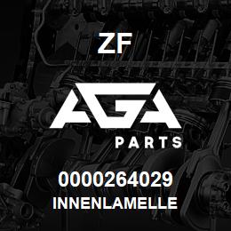 0000264029 ZF INNENLAMELLE | AGA Parts