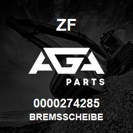 0000274285 ZF BREMSSCHEIBE | AGA Parts