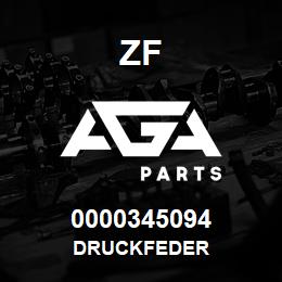 0000345094 ZF DRUCKFEDER | AGA Parts