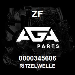 0000345606 ZF RITZELWELLE | AGA Parts