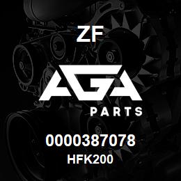 0000387078 ZF HFK200 | AGA Parts