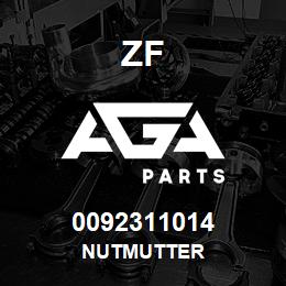 0092311014 ZF NUTMUTTER | AGA Parts