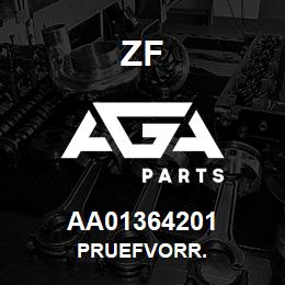 AA01364201 ZF PRUEFVORR. | AGA Parts