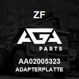 AA02005323 ZF ADAPTERPLATTE | AGA Parts