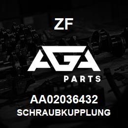 AA02036432 ZF SCHRAUBKUPPLUNG | AGA Parts