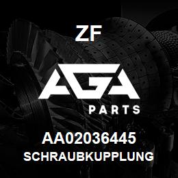 AA02036445 ZF SCHRAUBKUPPLUNG | AGA Parts