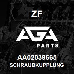 AA02039665 ZF SCHRAUBKUPPLUNG | AGA Parts