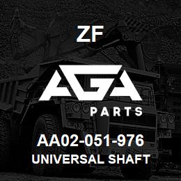 AA02-051-976 ZF UNIVERSAL SHAFT | AGA Parts