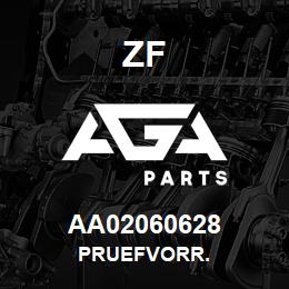 AA02060628 ZF PRUEFVORR. | AGA Parts