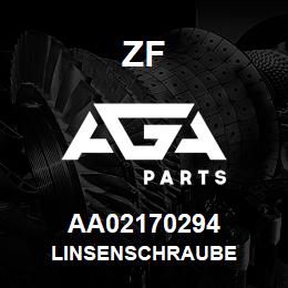 AA02170294 ZF LINSENSCHRAUBE | AGA Parts