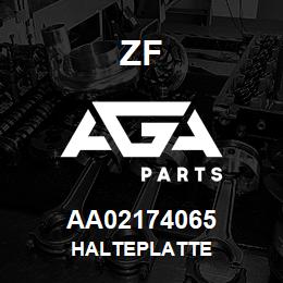 AA02174065 ZF HALTEPLATTE | AGA Parts