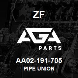 AA02-191-705 ZF PIPE UNION | AGA Parts
