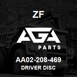 AA02-208-469 ZF DRIVER DISC | AGA Parts