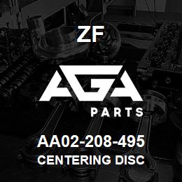 AA02-208-495 ZF CENTERING DISC | AGA Parts