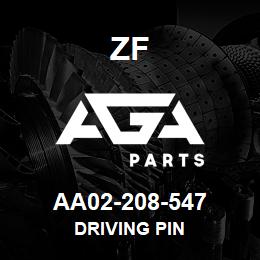 AA02-208-547 ZF DRIVING PIN | AGA Parts