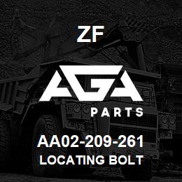 AA02-209-261 ZF LOCATING BOLT | AGA Parts