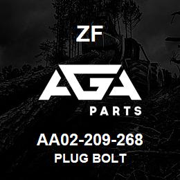 AA02-209-268 ZF PLUG BOLT | AGA Parts