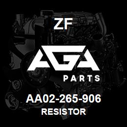 AA02-265-906 ZF RESISTOR | AGA Parts