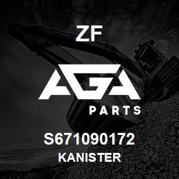 S671090172 ZF KANISTER | AGA Parts