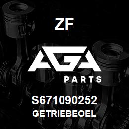 S671090252 ZF GETRIEBEOEL | AGA Parts